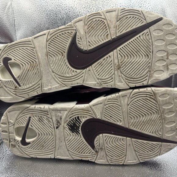 RARE 🚀 Size 13 - Nike Air More Uptempo Bordeaux Night Maroon 921949-600‎ - Picture 10 of 10